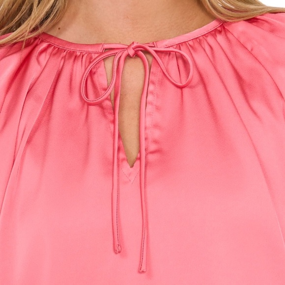 NWT CeCe Long Sleeves Raglan V-Neck Top - Picture 3 of 3